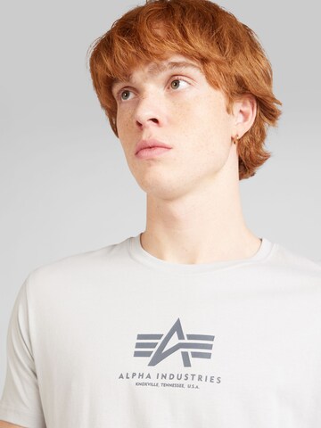 T-Shirt ALPHA INDUSTRIES en gris