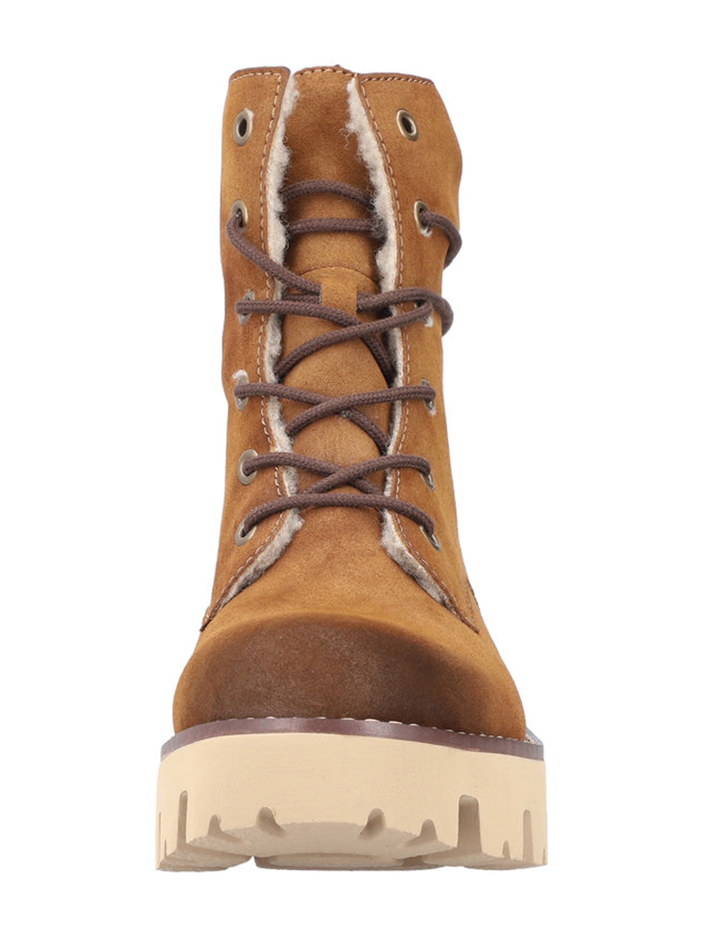 Rieker Lace-up bootie in Brown