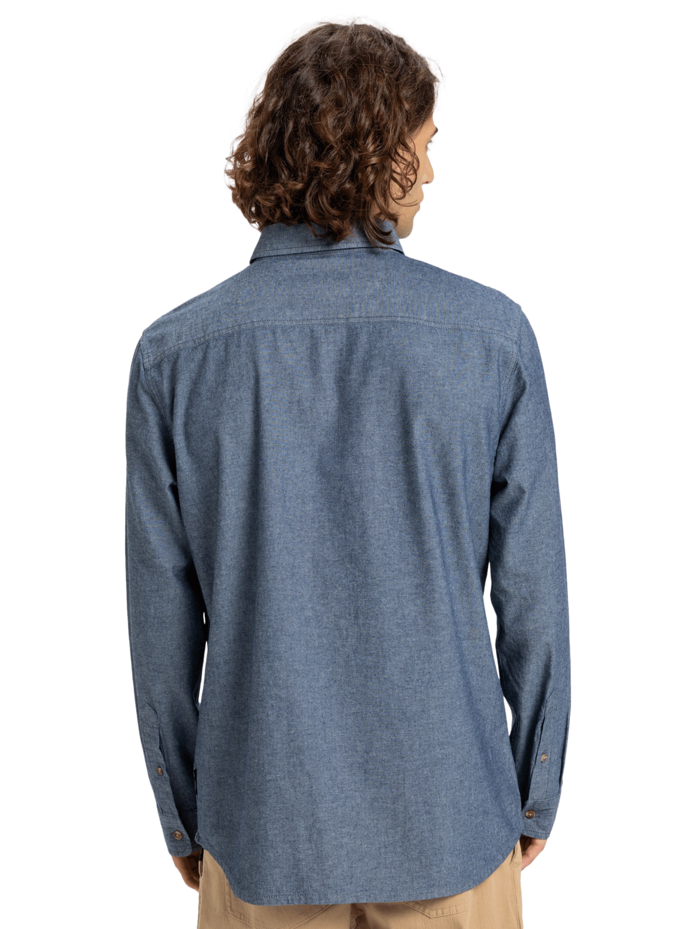 QUIKSILVER Regular Fit Hemd 'Yosemite Chambrayls' in Blau