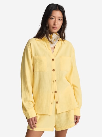 BILLABONG Loosefit Hose in Gelb: Vorderseite