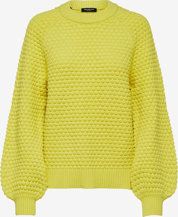 Pullover di SELECTED FEMME in giallo: frontale