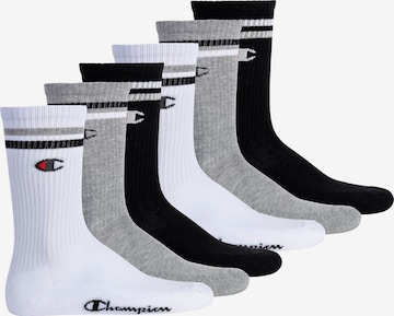 Champion Authentic Athletic Apparel Athletic Socks in Grey: front