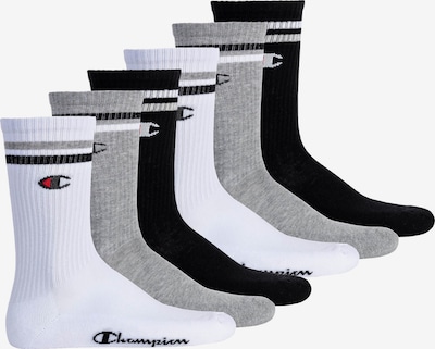 Champion Authentic Athletic Apparel Sportssokker i grå / sort / hvid, Produktvisning