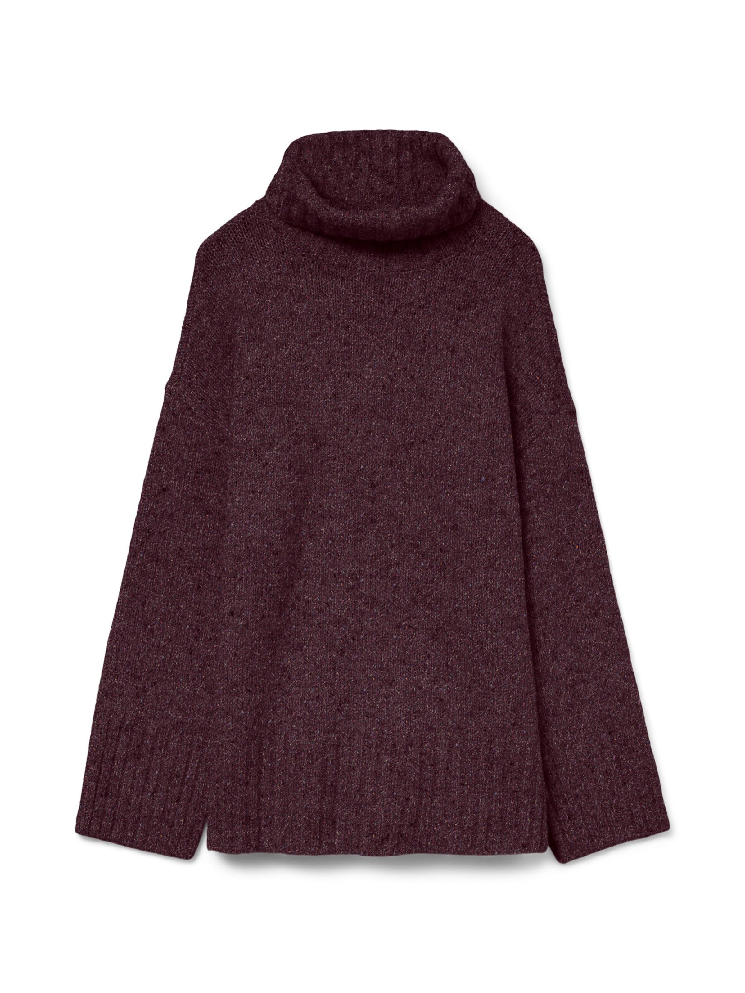 Vero Moda Curve Pullover 'VMCingrid' i rød: forside