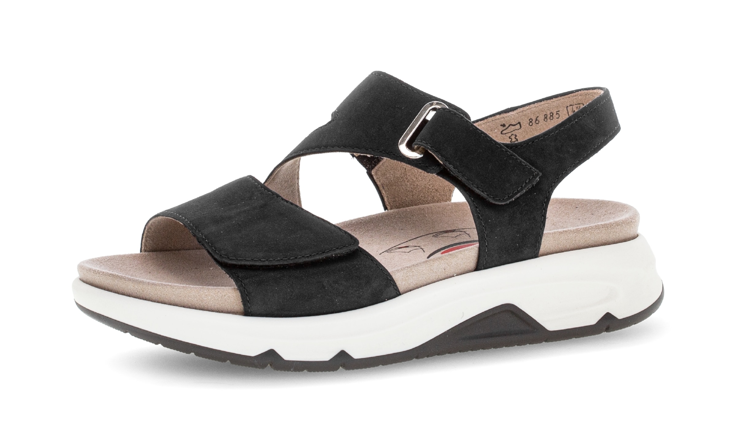 GABOR Sandale in Blau: Vorderseite