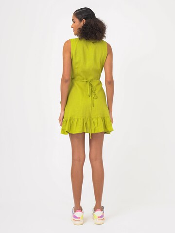 FRESHLIONS Sommerkleid 'Mailinda' in Grün