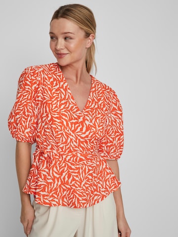 VILA - Blusa 'Sille Aria' em laranja: frente