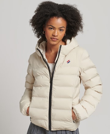 Superdry Winterjas in Beige: voorkant