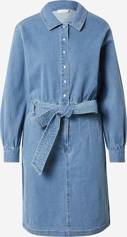NÜMPH Košilové šaty 'NANNA' – modrá: přední strana