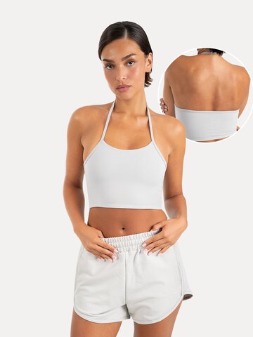Haut de sport ' Florea ' Smilodox en gris : devant