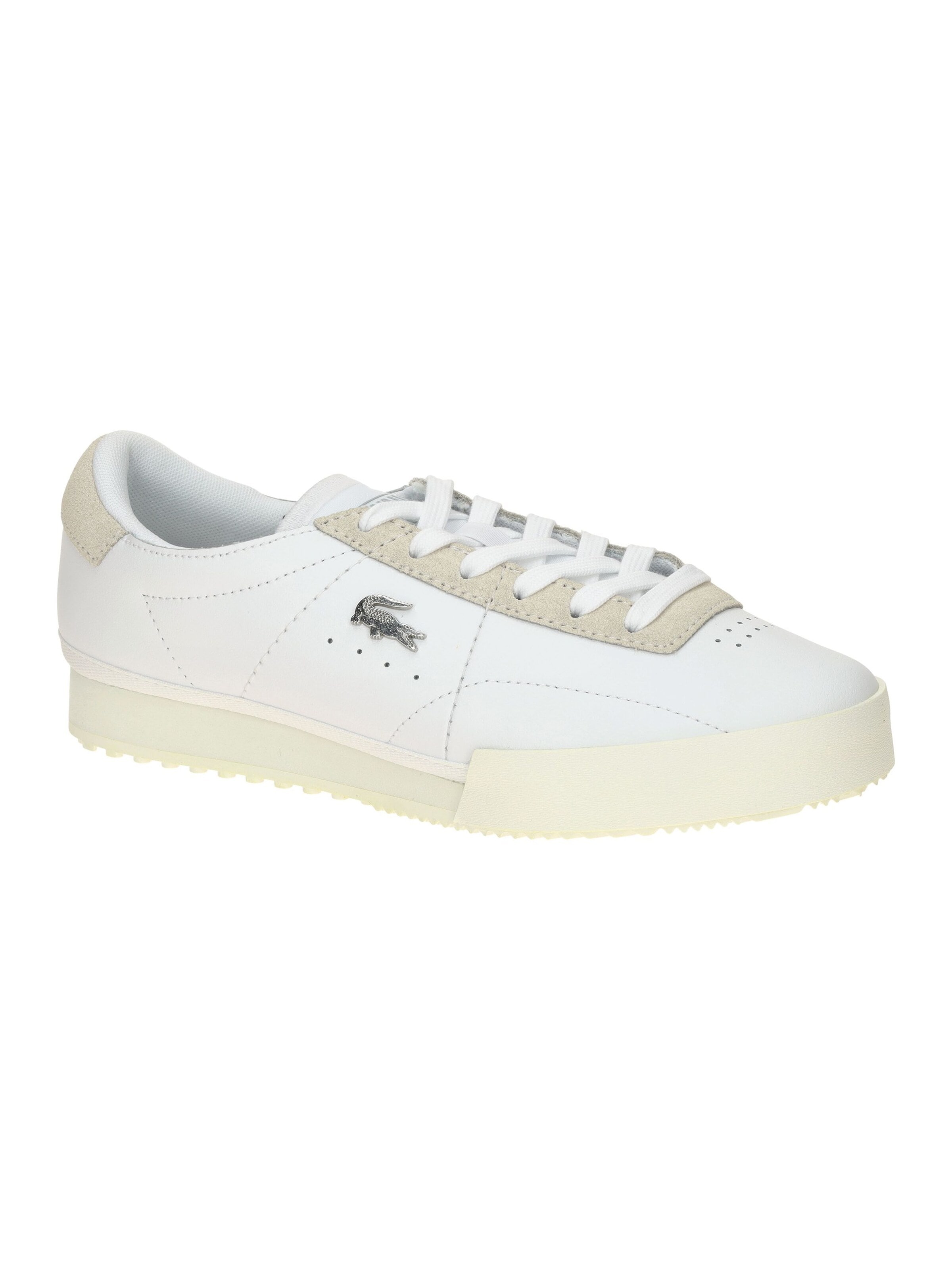 LACOSTE Sneakers 'Lacoste Aura Sneakers Damen Schuhe weiß beige 0156' in White: front