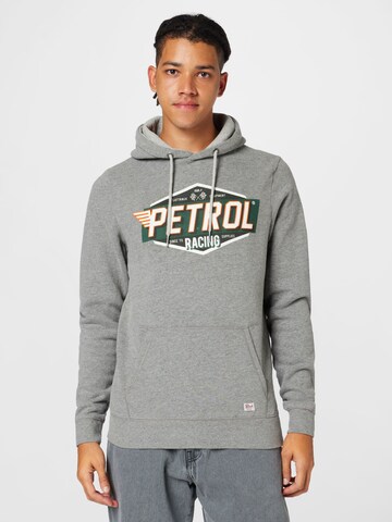 Petrol Industries Sweatshirt in Grijs: voorkant