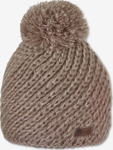 STERNTALER Beanie in Brown: front