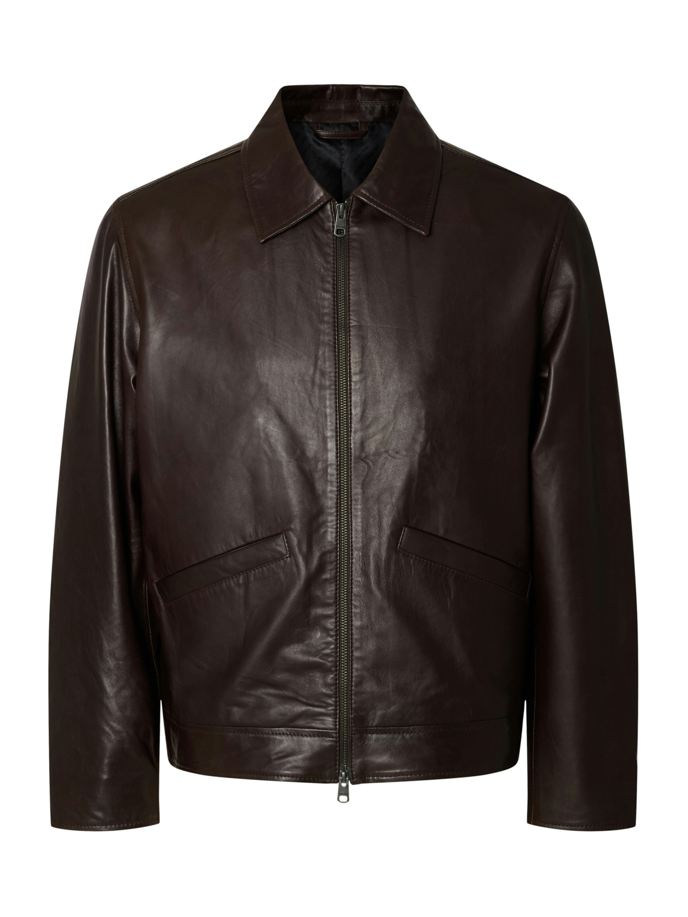 SELECTED Tussenjas 'SLMSCOTT' in Bruin: voorkant
