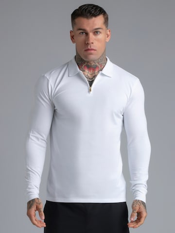 SikSilk Shirt in White: front
