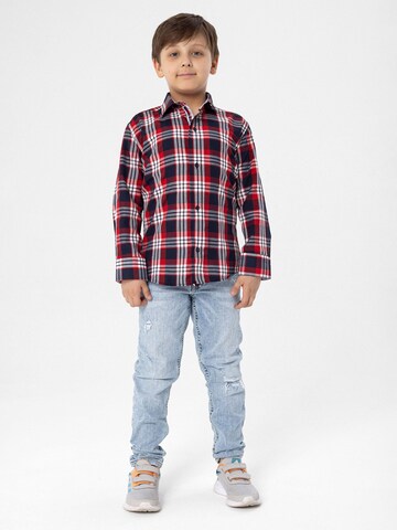 Daniel Hills Slim fit Overhemd in Rood