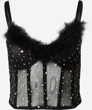 Nasty Gal Korsage i sort: forside