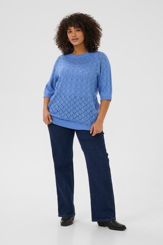 KAFFE CURVE - Pullover 'KCMika' em azul