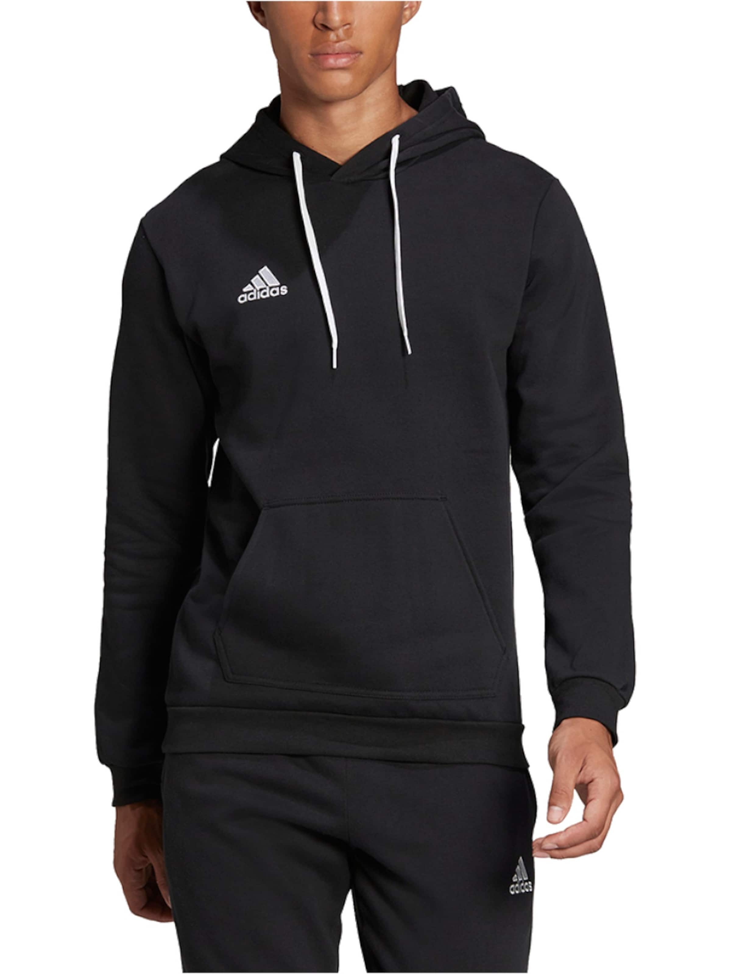 ADIDAS PERFORMANCE Sweatshirt 'Entrada 22 Sweat' in Zwart: voorkant