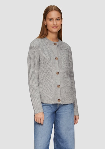 s.Oliver Knit cardigan in Grey: front