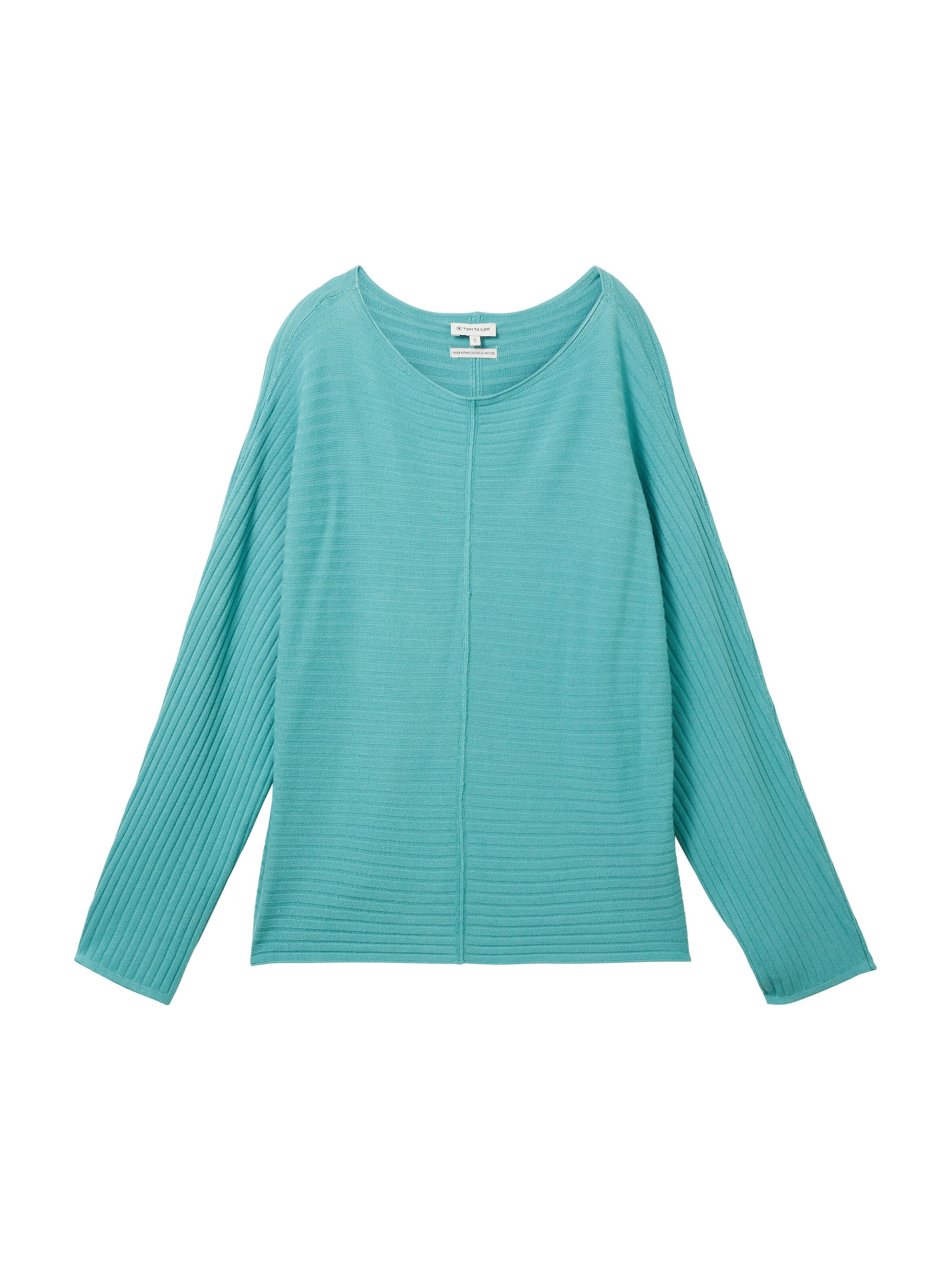 TOM TAILOR Пуловер в синьо: отпред