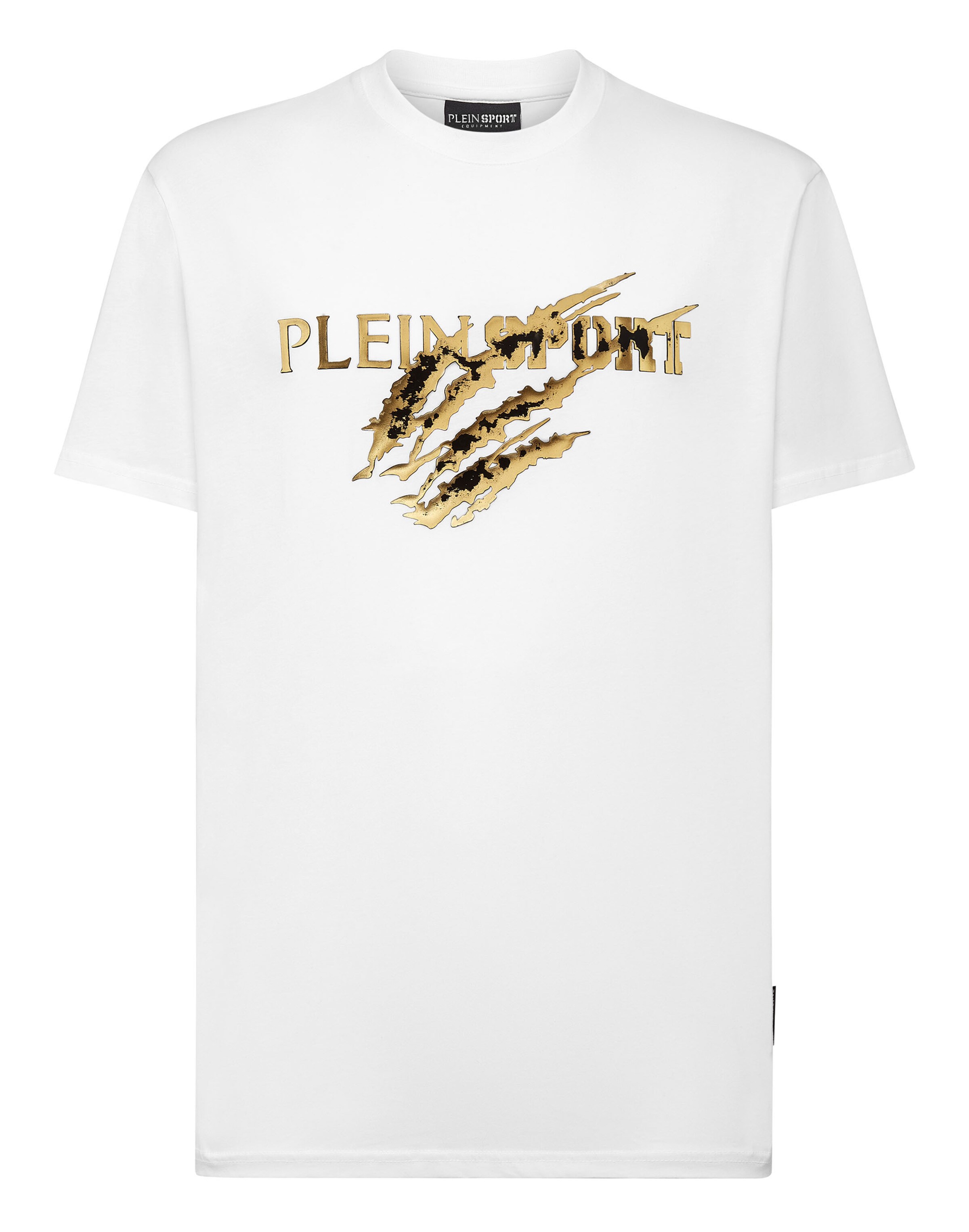 Plein Sport Shirt 'Scratch' in White: front