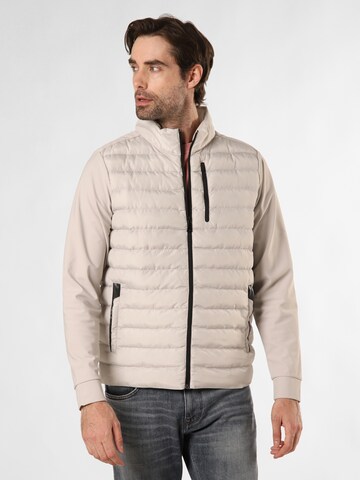 Nils Sundström Between-Season Jacket in Beige: front