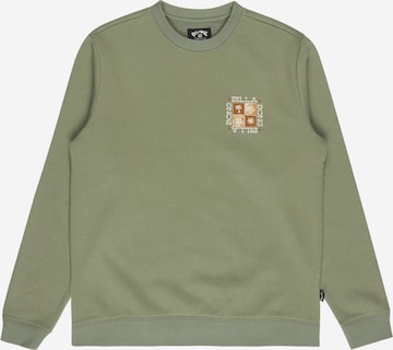 BILLABONG Sweatshirt 'Foundation' in Green: front