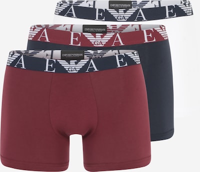 Emporio Armani Boxershorts in de kleur Navy / Rood / Wit, Productweergave
