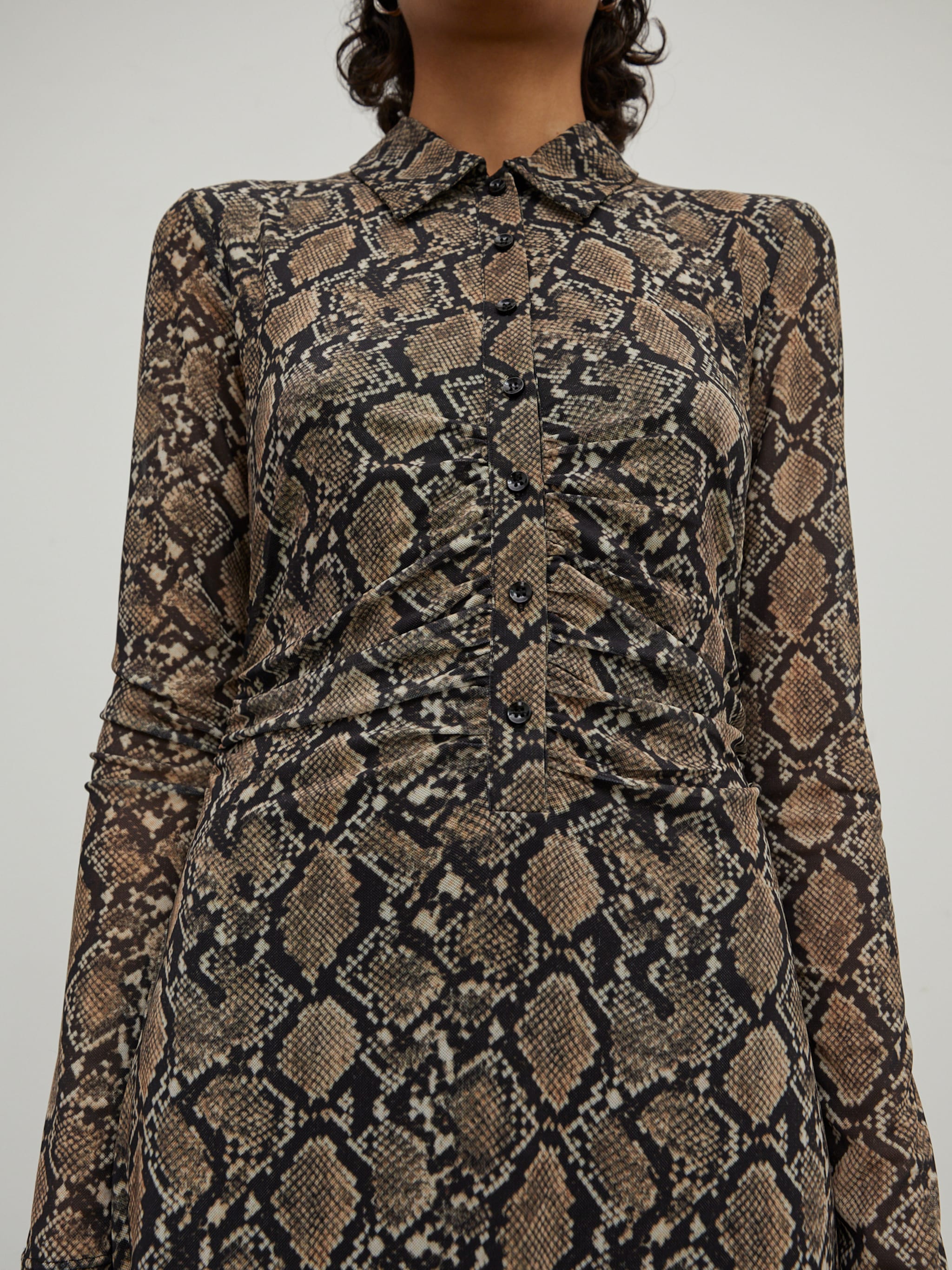 EDITED Produits Robe-chemise 'Deborah' mélange de couleurs