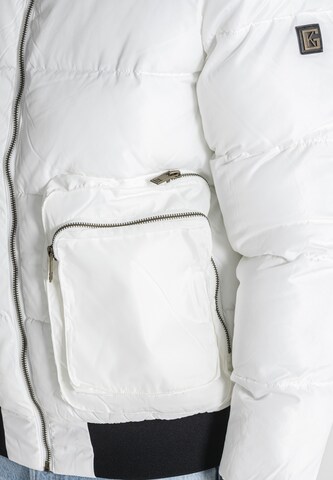 Gianni Kavanagh Winterjacke 'Utility' in Weiß