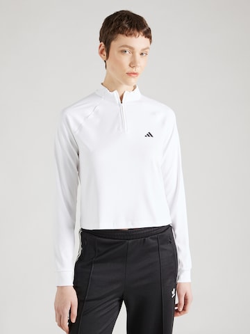 ADIDAS PERFORMANCE Functioneel shirt 'Essentials' in Wit: voorkant