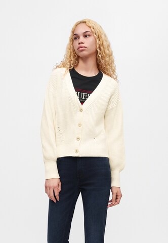 GUESS Strickjacke 'FAITH' in Weiß
