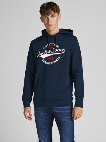 JACK & JONES Sweatshirt in Blauw: voorkant