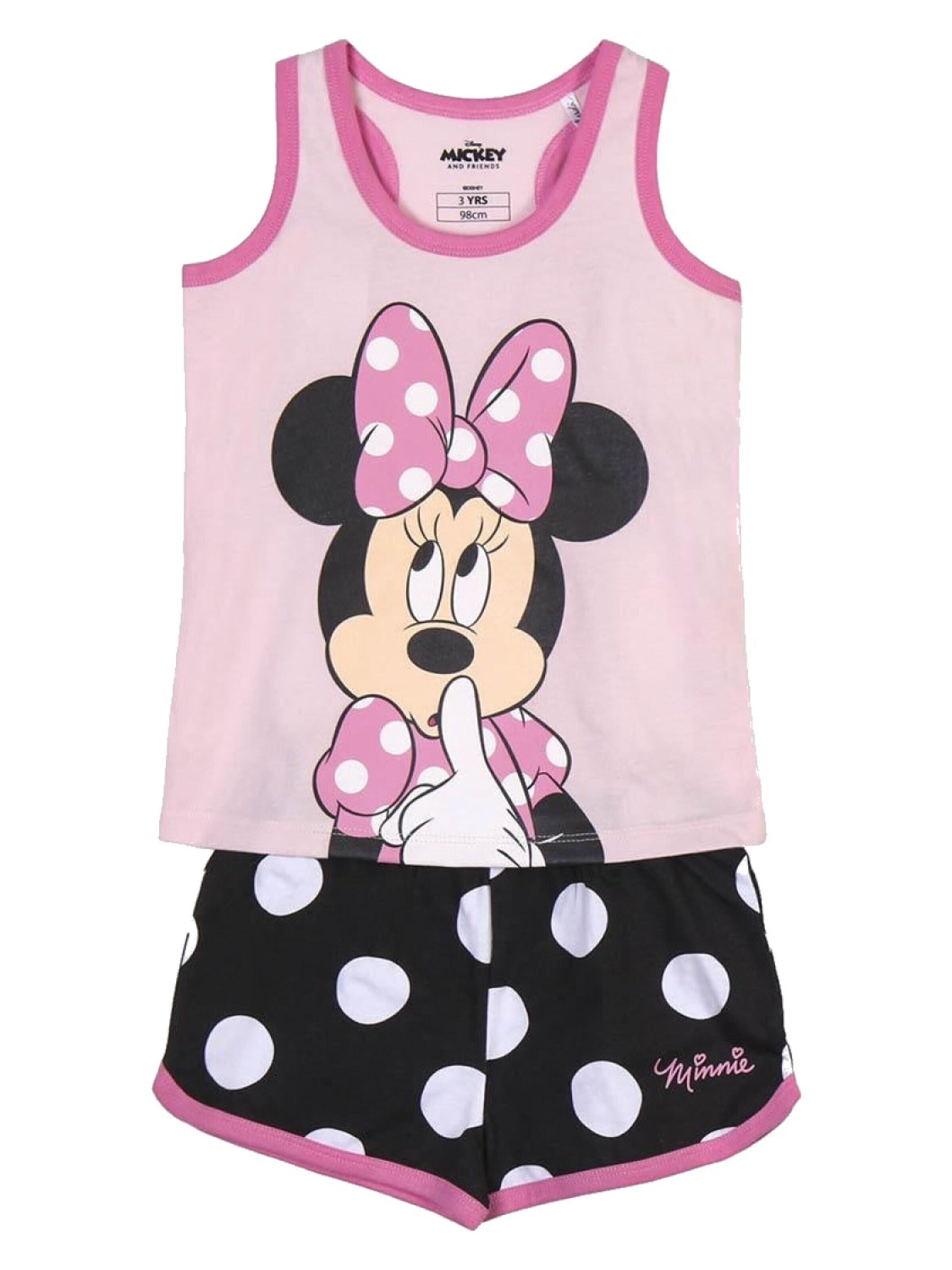 Pyjama 'Disney Minnie Mouse' DISNEY en rose : devant