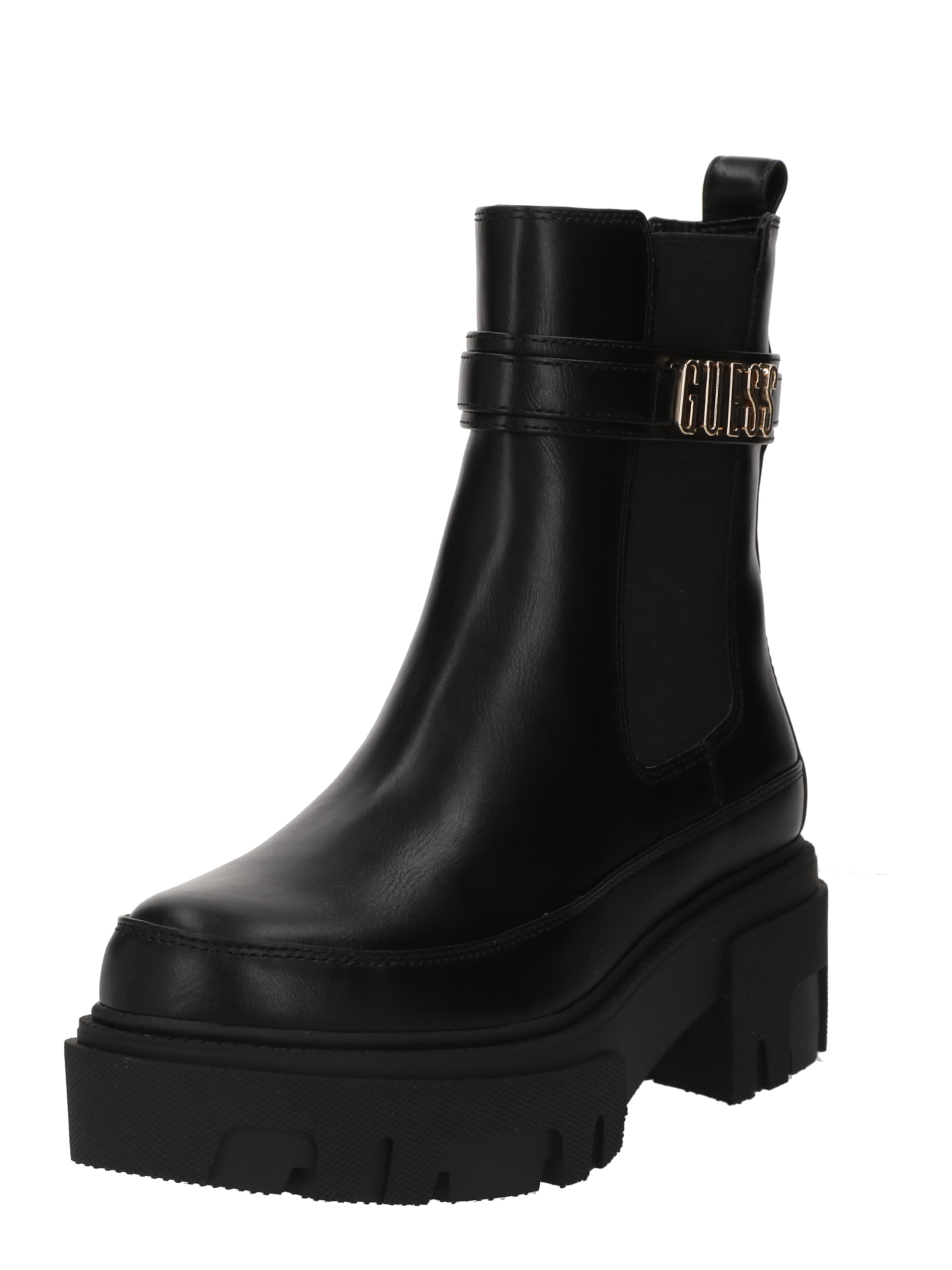 GUESS Stiefelette 'Yelma' in Schwarz: Vorderseite