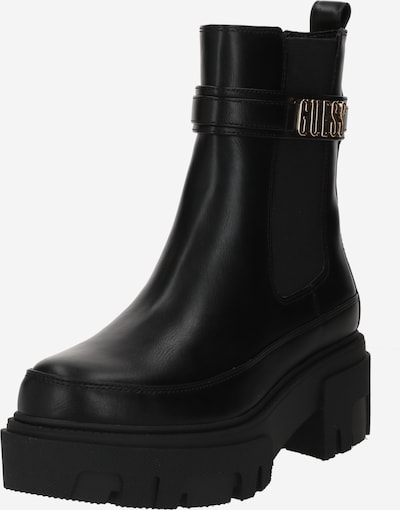 GUESS Členkové čižmy 'Yelma', veľkosť 41 - zlatá / čierna, Produkt