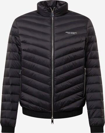 ARMANI EXCHANGE Winter Jacket in Black: front