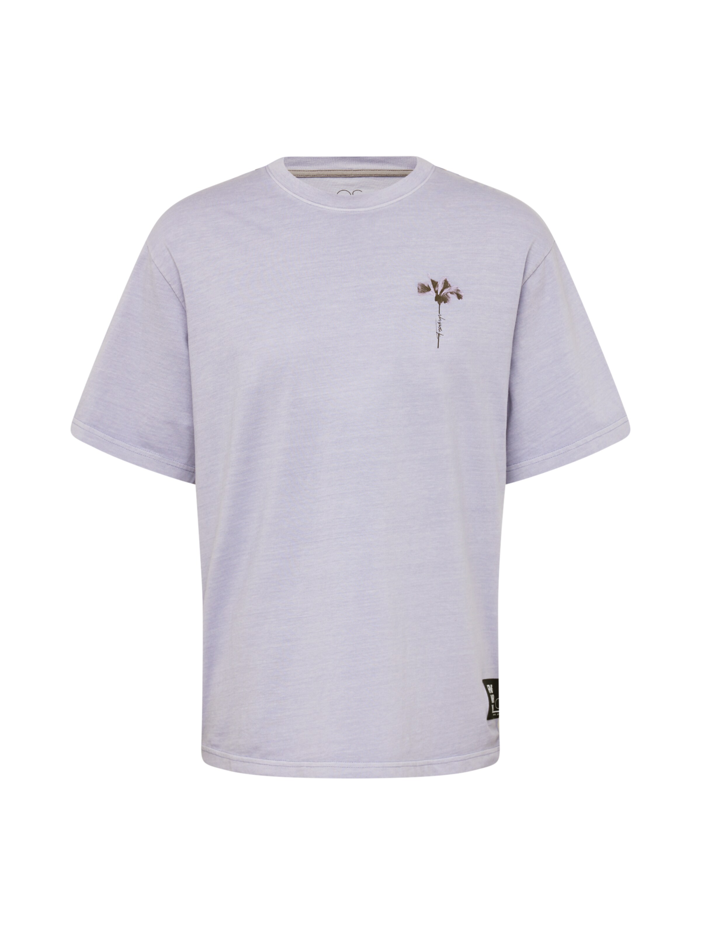 T-Shirt QS en violet : devant