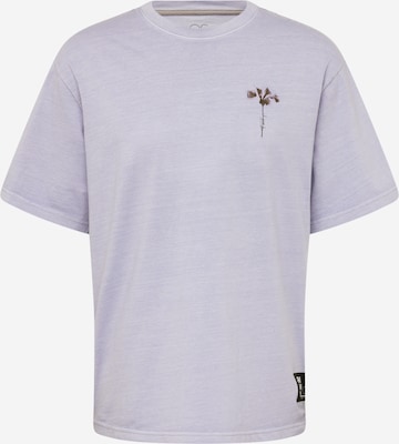 T-Shirt QS en violet : devant