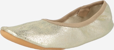 BECK Ballerines en or, Vue avec produit