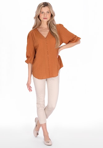 Chemisier 'Casual' Usha en beige