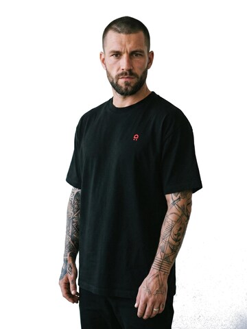 DROP.GOODS Shirt 'Statement Boxy T-Shirt Sonder Edition Organic Cotton 240GSM'‌‌‌‌‌ in Schwarz