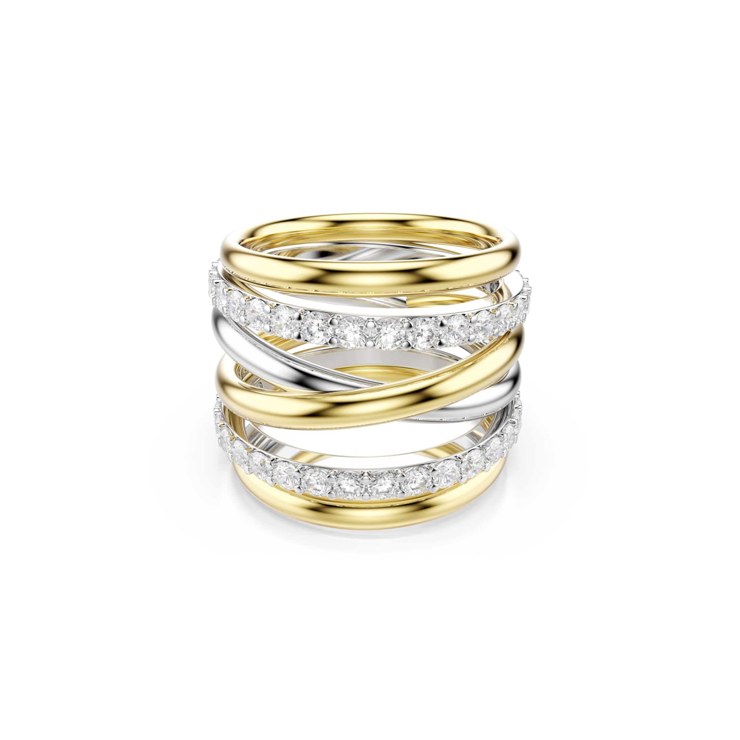 Swarovski Ring in Gemengde kleuren: voorkant