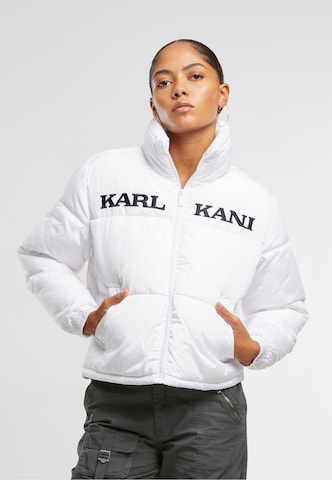 Veste d’hiver 'Retro Essential' Karl Kani en blanc : devant