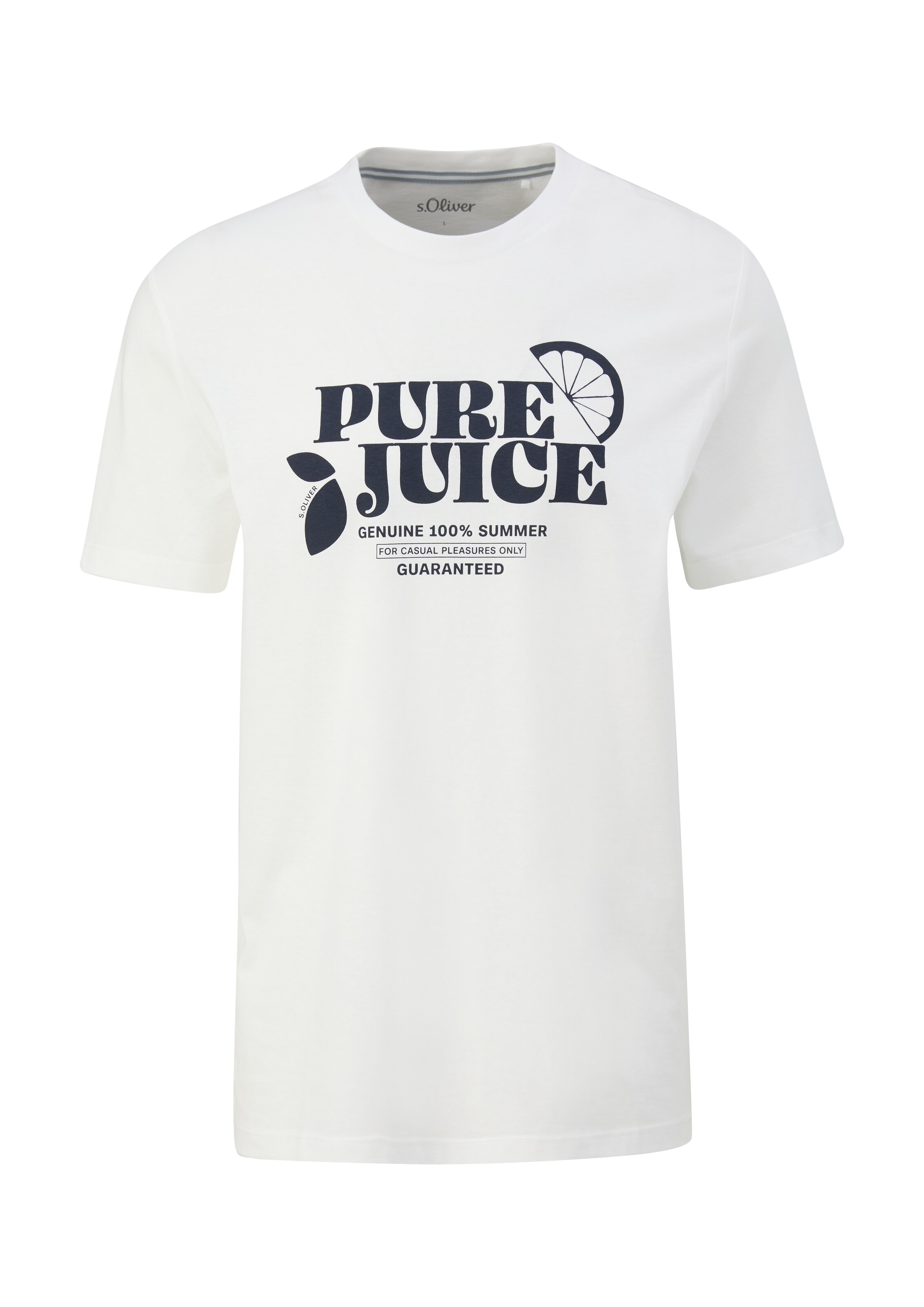 T-Shirt s.Oliver en blanc : devant