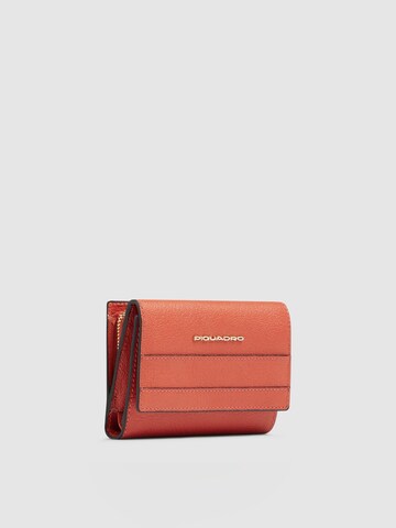 Porte-monnaies Piquadro en orange : devant
