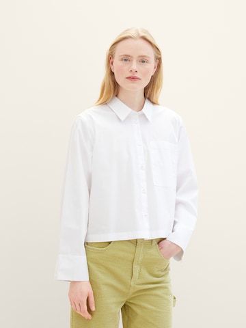 TOM TAILOR DENIM Blouse in White