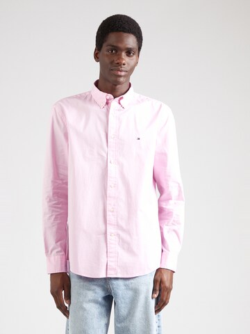 TOMMY HILFIGER Regular Fit Skjorte i pink: forside