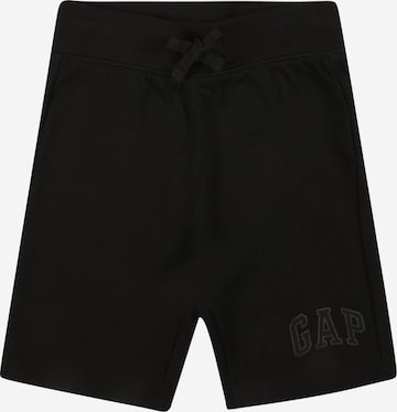 GAP Regular Trousers in Black: front